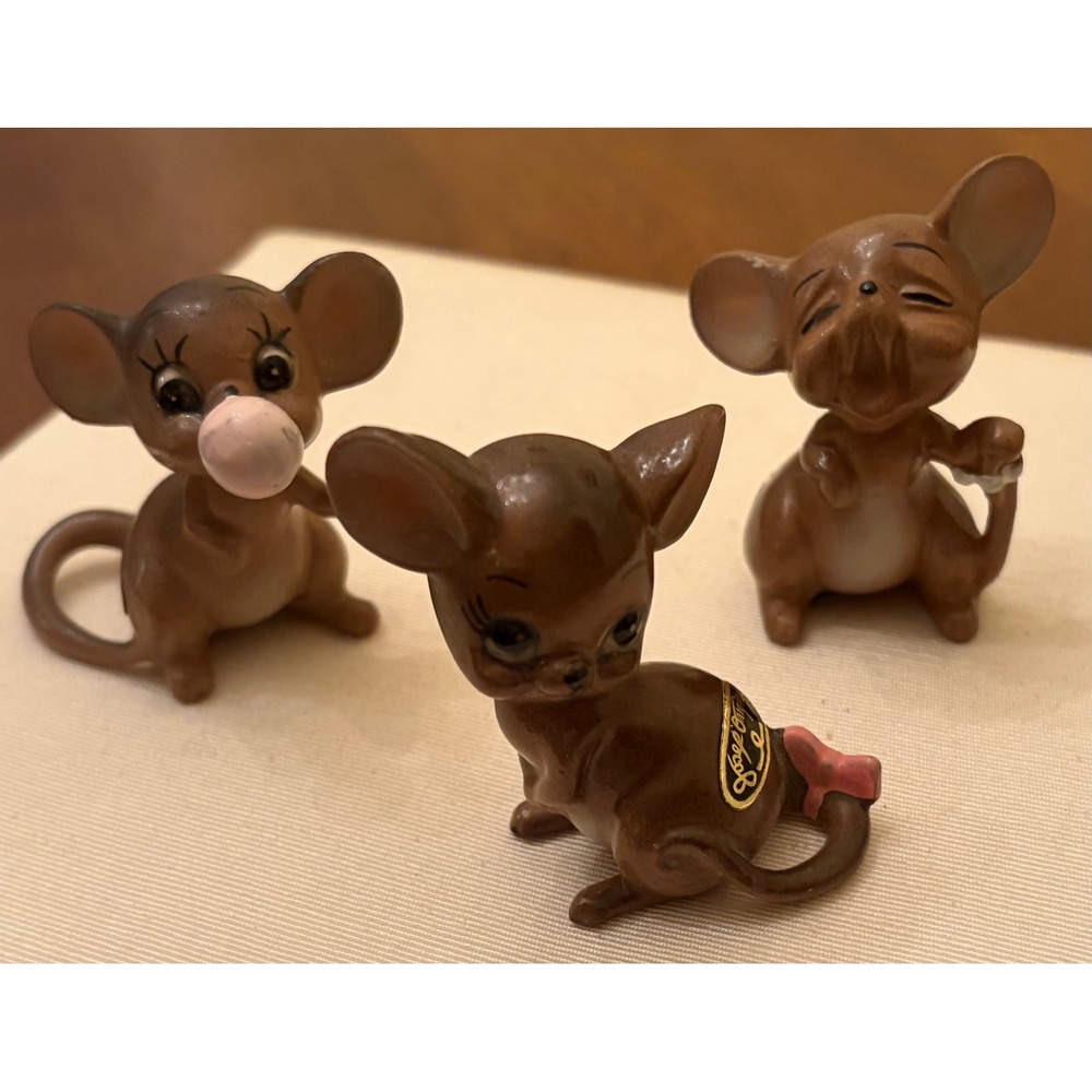 Vintage Josef‎ Originals Mice Trio Figurines